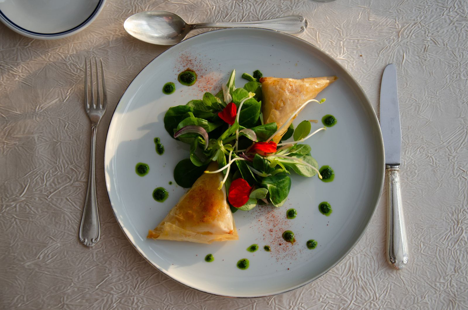 Plat gastronomique du Chai de Fages
