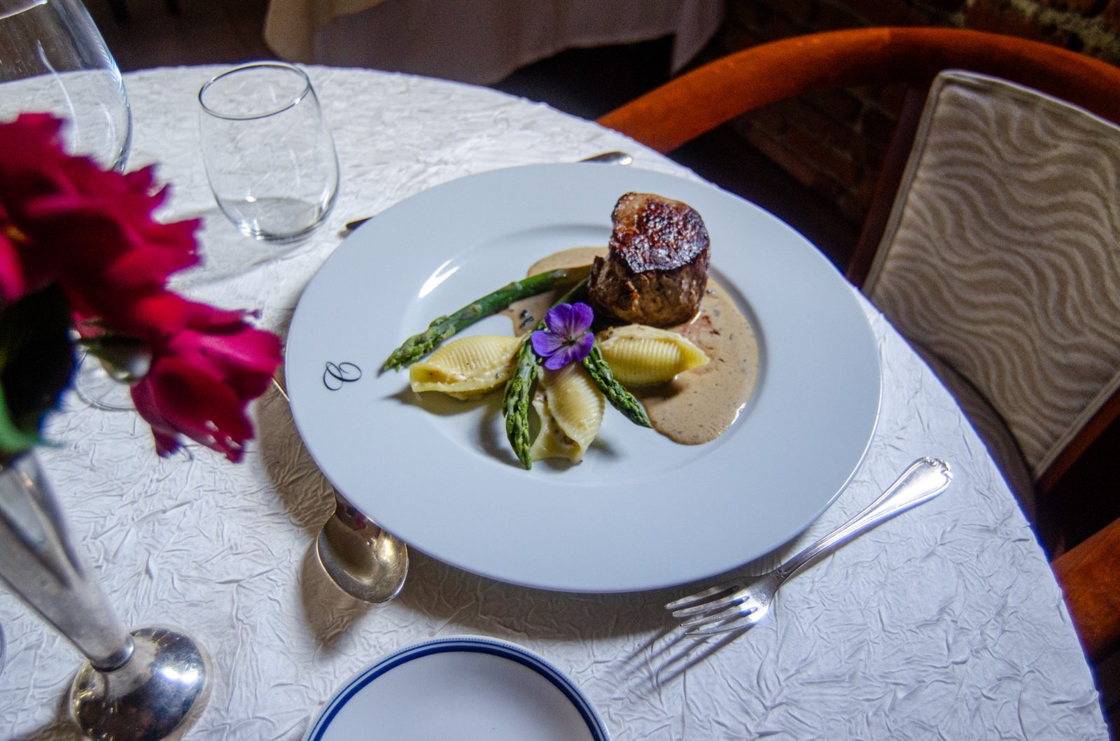 Plat gastronomique du Chai de Fages