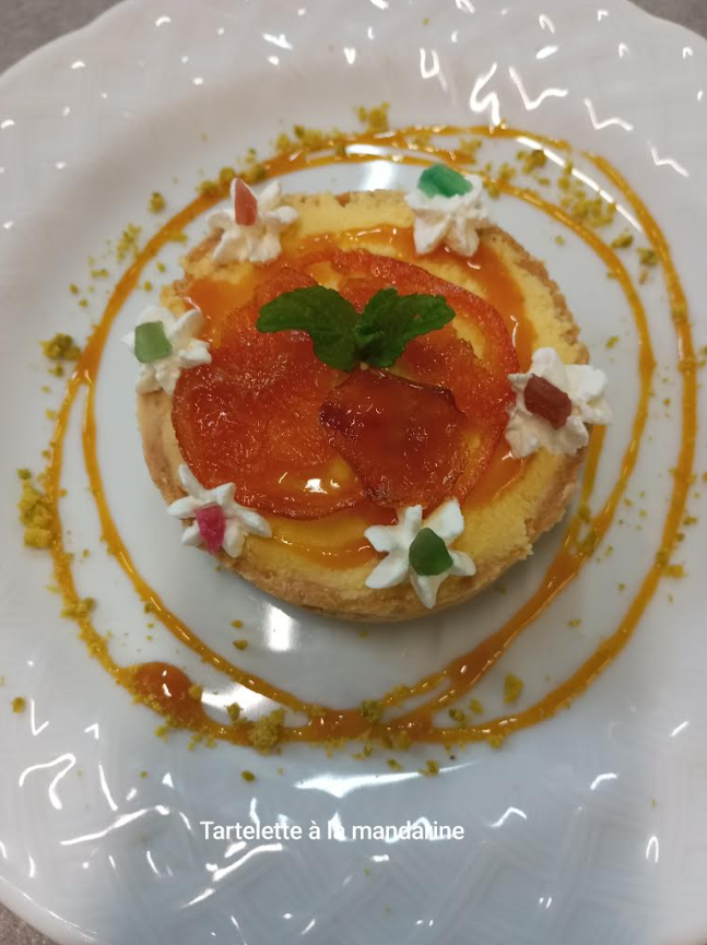 Tartelette à la mandarine